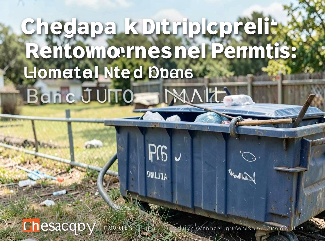 Chesapeake Dumpster Rental Permits: When Homeowners Need One
